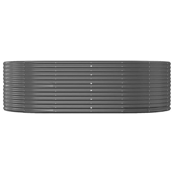 vidaXL Pakeltas sodo lysvė, antracito spalvos, 212x140x68cm, cinkuotas plienas