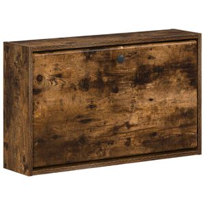 vidaXL Sieninis batų kabinetas BREDA 71 x 17 x 43 cm Apdirbta mediena