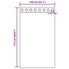vidaXL Užtemdymo užuolaidos 2 pcs &Scaron;viesiai pilka 140 x 175 cm Aksomas