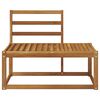 vidaXL Lauko galinė sofa Natūrali 91 x 63 x 73 cm