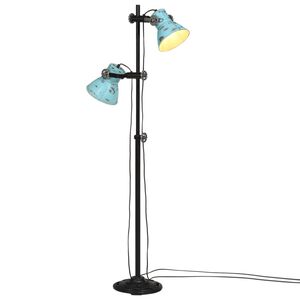 vidaXL Tor&scaron;eras, baltintos mėlynos spalvos, 25x25x90/140cm, 25W, E27