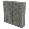 vidaXL Gabiono siena su dang., galvanizuotas plienas, 100x20x100cm