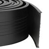 vidaXL Garažo durų sandarinimas Juoda 70 x 6 mm 2,5 m PVC