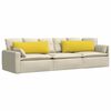 vidaXL Sofa Pagalvės 2 pcs &Scaron;viesi geltona 120 x 40 cm audinys