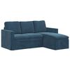 vidaXL Sofa Mėlyna 178 x 134 x 80 cm Aksomas