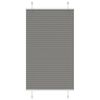 vidaXL Plisuota žaliuze antracitas 80x100 cm audinio plotis 79,4 cm