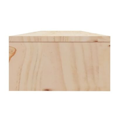 vidaXL Monitoriaus stovas, 100x24x13cm, pušies medienos masyvas
