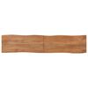 vidaXL Suoliukas, 160cm, akacijos medienos masyvas ir plienas