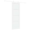 vidaXL Slankios durys 73,5 x 211 cm Apdirbta mediena Balta