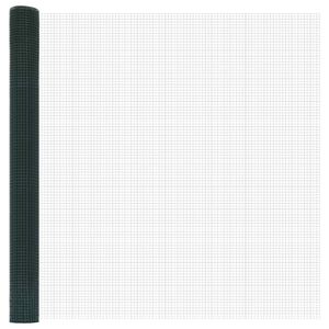 vidaXL Suvirinto vielos tvoros Žalia 1.6 x 10 m Plienas