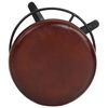 vidaXL Baro taburetės, 2vnt., 76cm, tikra oda