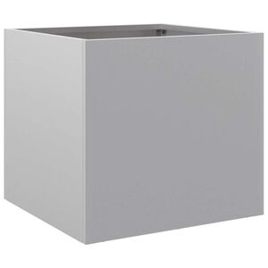 vidaXL Lovelis, sidabrinės spalvos, 32x30x29cm, galvanizuotas plienas