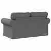 vidaXL Sofa Tamsiai pilka Bendri matmenys: 155 x 82 cm (P X G x A)
