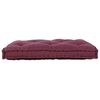vidaXL Modulinė sofa Raudonmedis 120 x 80 x 12 cm audinys