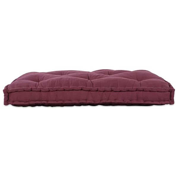 vidaXL Modulinė sofa Raudonmedis 120 x 80 x 12 cm audinys