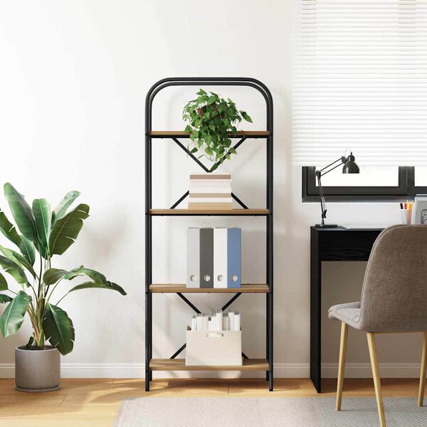 vidaXL Knygų lentyna Amatininkų ąžuolas 60 x 30 x 146 cm