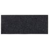 vidaXL Laiptų kilimėliai, lipnūs, 15 vnt., tamsiai pilki, stačiakampiai, 60x25 cm