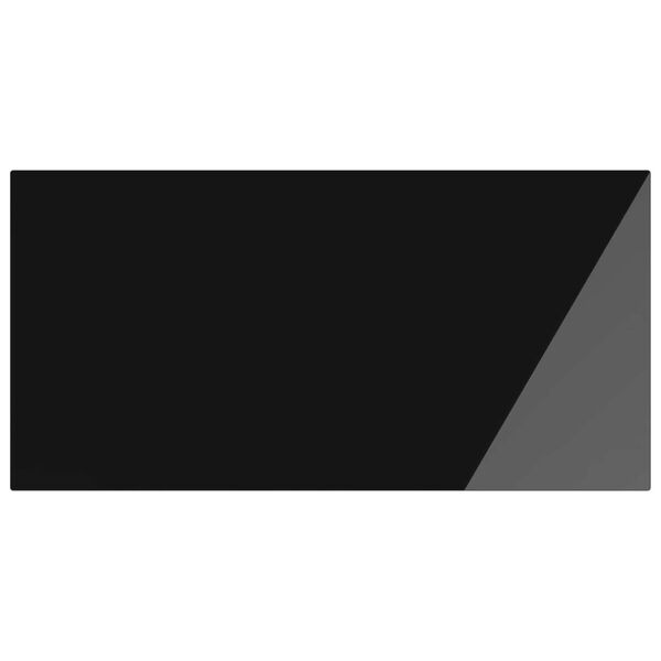 vidaXL Stalo vir&scaron;us 4 pcs Juoda Stiklas