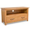vidaXL TV spintelė, 90x35x48cm, ąžuolo medienos masyvas