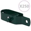 vidaXL Tvoros vielos įtempikliai, 250vnt., žali, plienas, 90mm