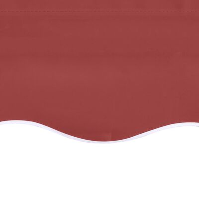 vidaXL Pakaitinis audinys markizei, raudonos spalvos, 3,5x2,5 m