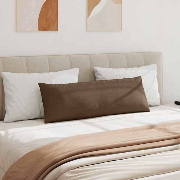 vidaXL Sofa Pagalvės 2 pcs Ruda 120 x 40 cm audinys