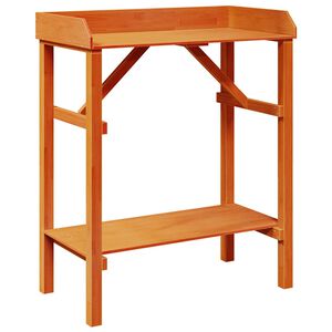 vidaXL Persodinimo stalas Ruda 75 x 40 x 90 cm Kietos pu&scaron;ies mediena