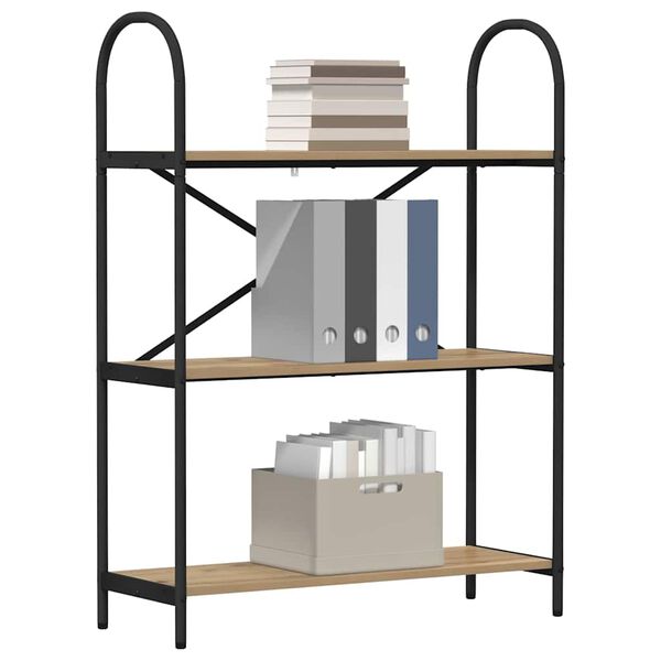 vidaXL Knygų lentyna Amatininkų ąžuolas 80 x 30 x 109 cm