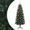 vidaXL Dirbtinė Kalėdų eglutė su burbulais 120 cm 150 LED &Scaron;ilta balta