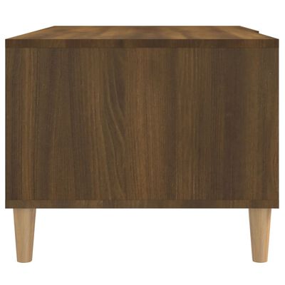 vidaXL Kavos staliukas, rudas ąžuolo, 89,5x50x40cm, apdirbta mediena