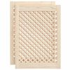vidaXL Spintelės durelės, 2vnt., 49,5x69cm, pu&scaron;is, grotelių dizaino