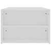 vidaXL Kavos staliukas, baltos spalvos, 100x60x42cm, MDP