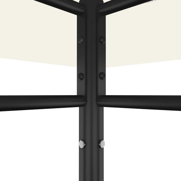 vidaXL Pavėsinė, kreminės spalvos, 3x3x2,7m, 180g/m²