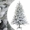 vidaXL Dirbtinė Sulankstoma Kalėdų Eglutė 120 cm PVC ir metalas