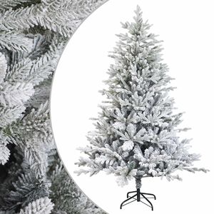 vidaXL Dirbtinė Sulankstoma Kalėdų Eglutė 120 cm PVC ir metalas
