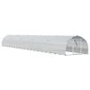 vidaXL Vi&scaron;tų būdas Sidabrinė 1000 x 150 x 100 cm Galvanizuotas plienas