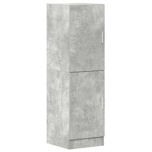 vidaXL Virtuvės spintelė, betono pilka, 38x41,5x131,5cm, mediena
