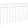 vidaXL Sodo tvoros plok&scaron;tė 24 vnt. 50 x 30 cm Galvanizuotas plienas