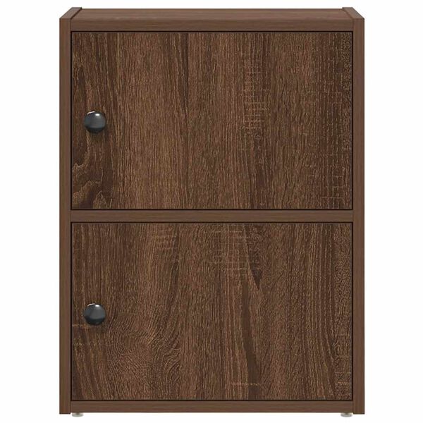 vidaXL Knygų spinta, ruda ąžuolo, 40x24x52cm, apdirbta mediena