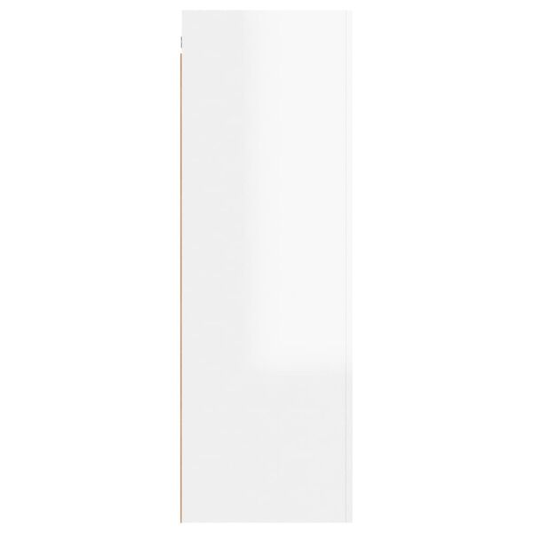 vidaXL Televizoriaus spintelė, balta, 30,5x30x90cm, apdirbta mediena