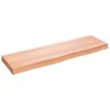vidaXL Vonios stalvir&scaron;is, &scaron;viesiai rudas, 100x30x(2-6)cm, mediena