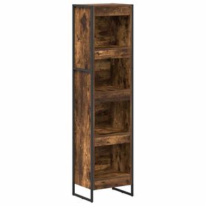 vidaXL Knygų spinta 40 x 30 x 155 cm Apdirbta mediena Dūminis ąžuolas