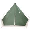 vidaXL &Scaron;eimos palapinė, žalia, &scaron;e&scaron;iavietė, tipi, atspari vandeniui