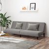 vidaXL Dvivietė sofa-lova, &scaron;viesiai pilkos spalvos, aksomas