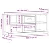 vidaXL Televizoriaus spintelė Juodas ąžuolas 99,5 x 35,5 x 48 cm