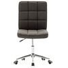 vidaXL Valgomojo kėdės, 2vnt., tamsiai pilkos, audinys