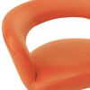 vidaXL Valgomojo kėdės, 6vnt., oranžinės, dirbtinė oda (3x323263)