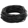 vidaXL Odinė gija 1 Juoda &Oslash;1,5 mm x 5 m Oda