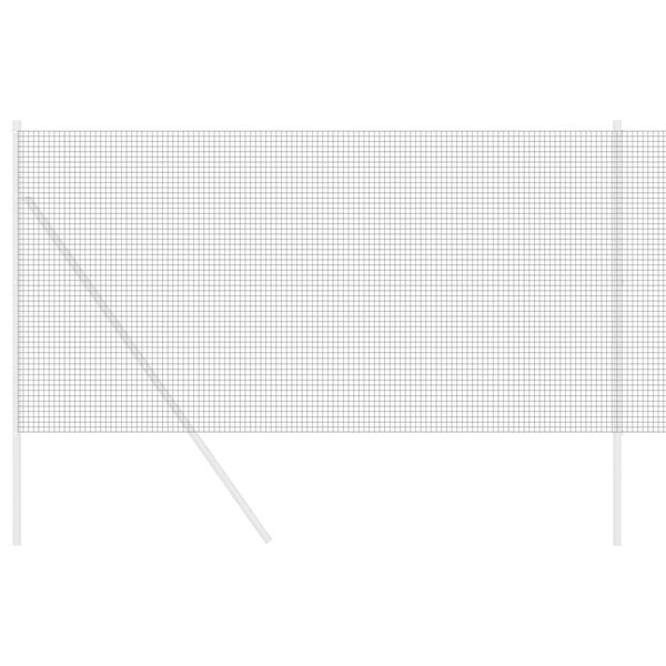 vidaXL Suvirinto vielos tvoros Pilka 1.4 x 25 m