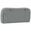 vidaXL Galvūgalio pagalvėlė, Hvar, &scaron;viesiai pilkos spalvos, 80 cm, audinys